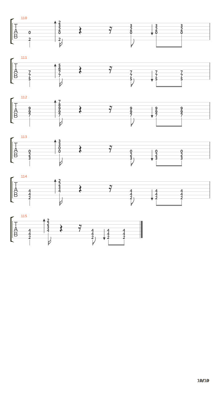 Les Voisins吉他谱
