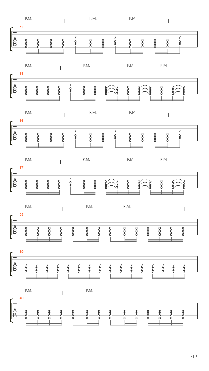 A Line In The Sand吉他谱