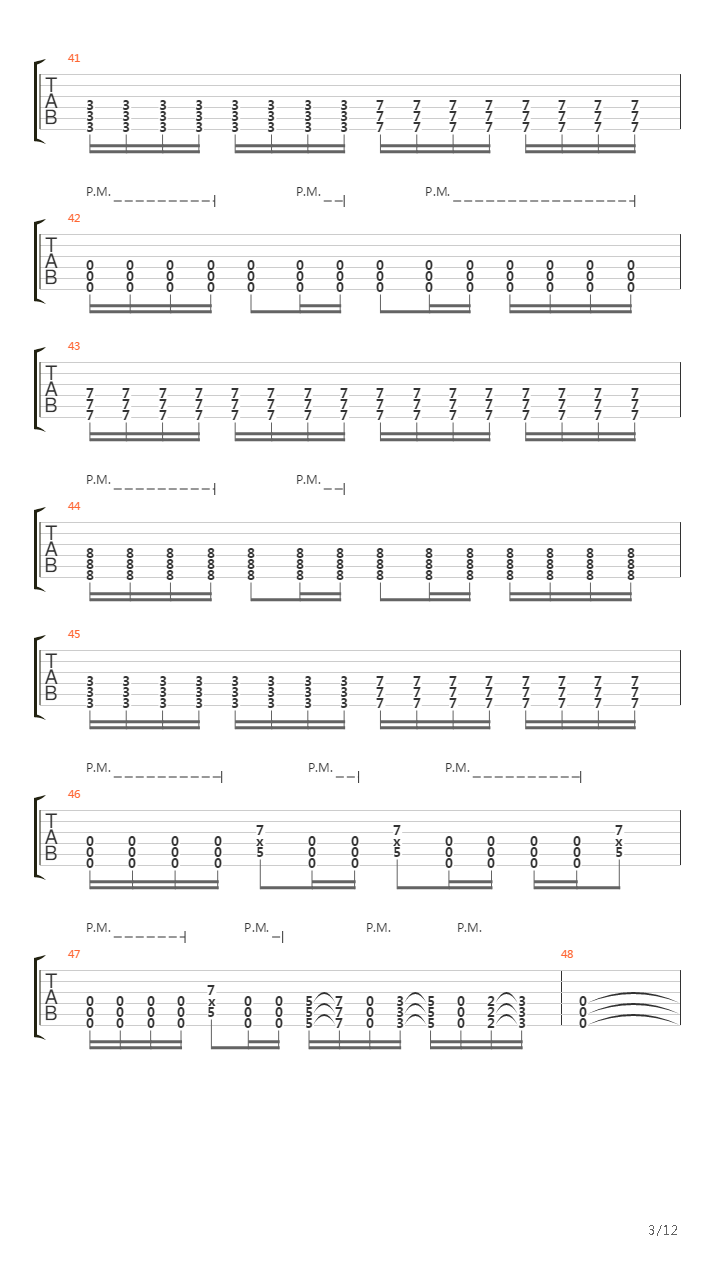 A Line In The Sand吉他谱