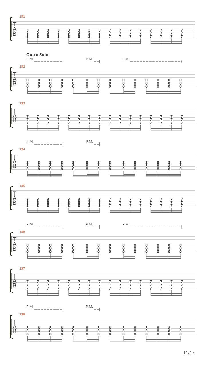 A Line In The Sand吉他谱