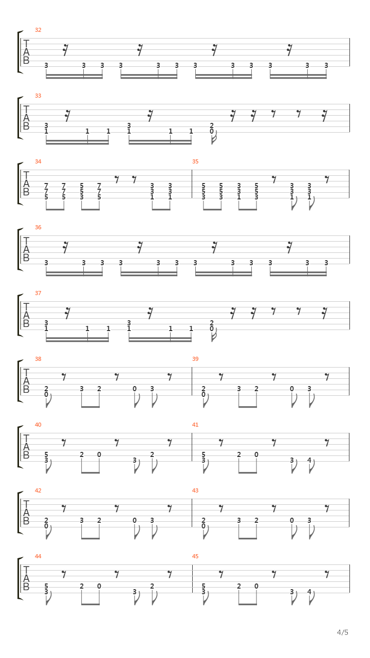 Pyromite吉他谱