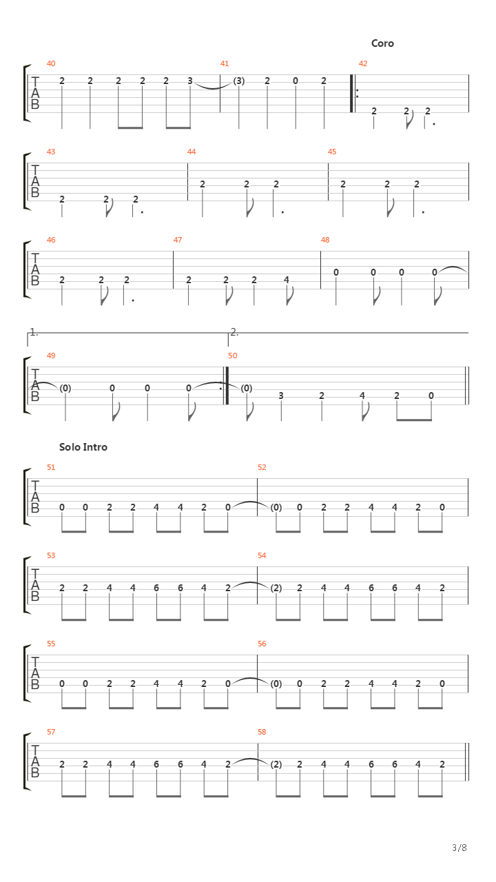 Nada Nuevo Bajo El Sol Guitar吉他谱
