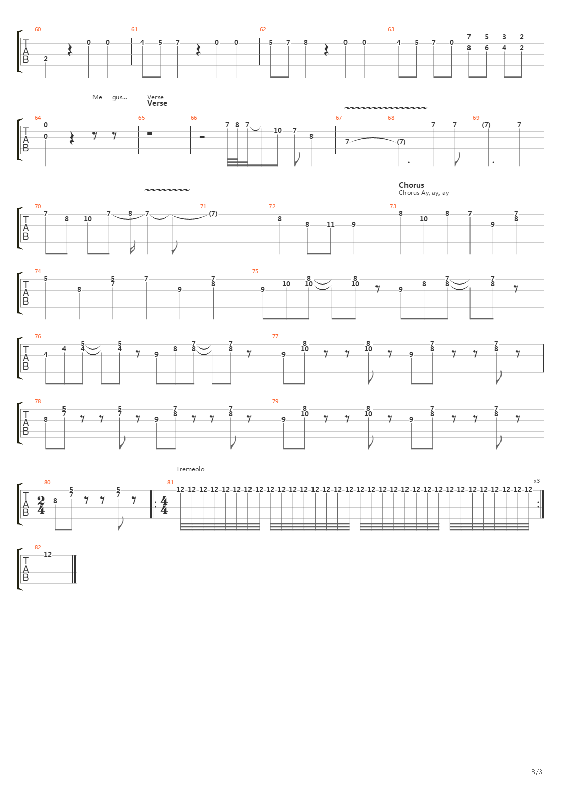 Canción Del Mariachi吉他谱