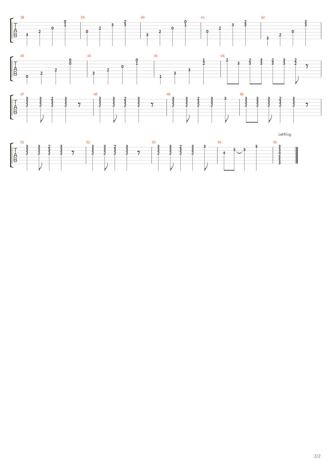 Dejame吉他谱
