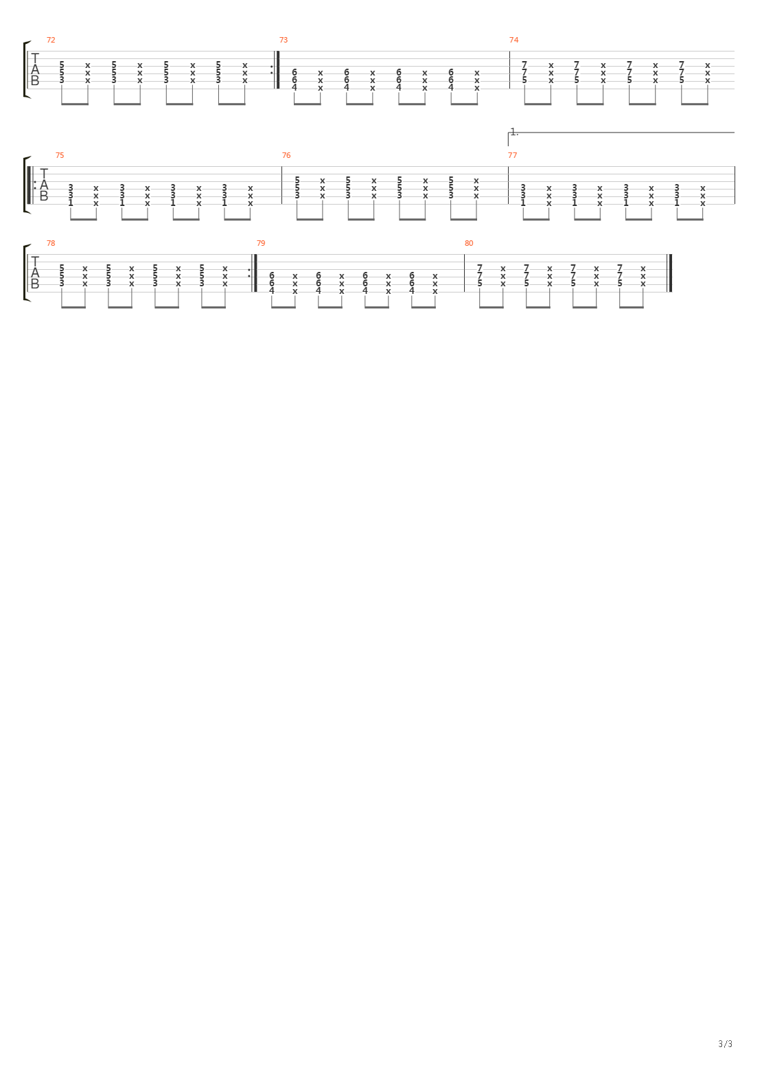 Antes吉他谱