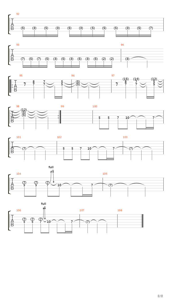 Pajaros De Fuego吉他谱