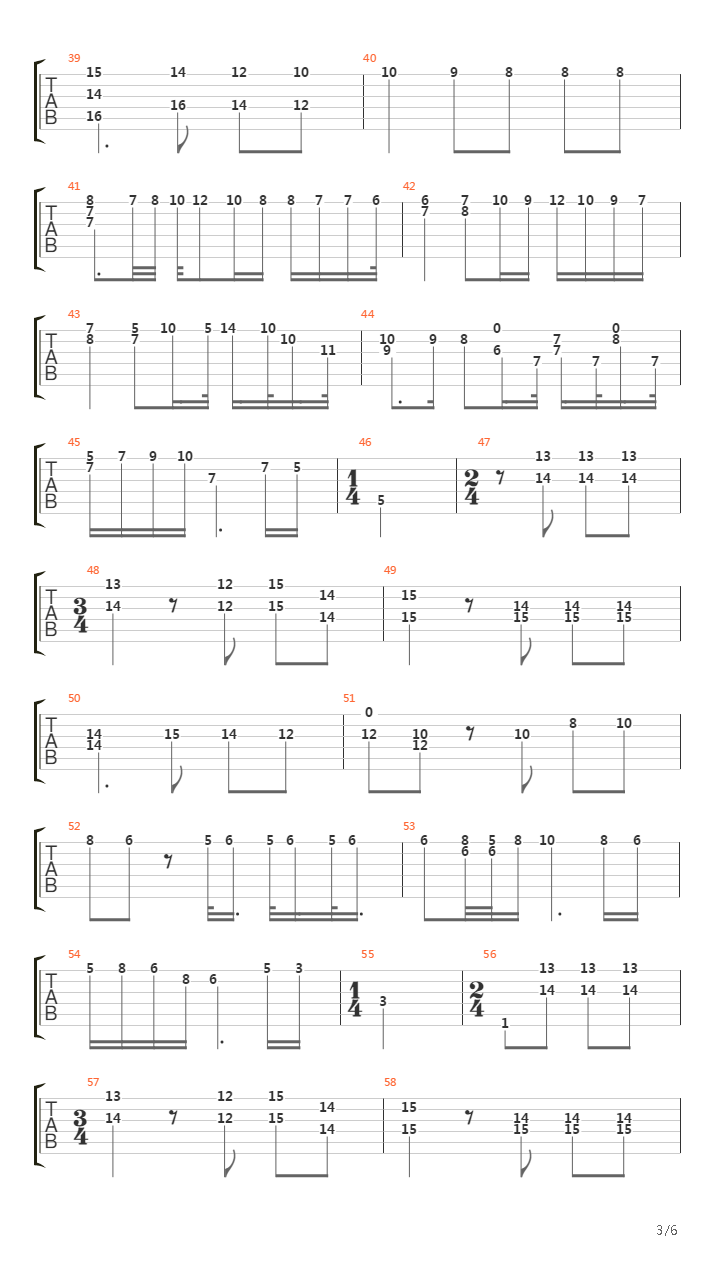Andante吉他谱