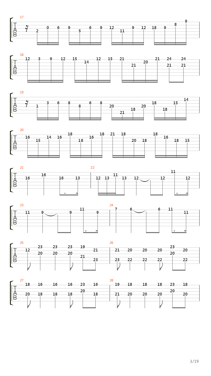 Moonlight Sonata 3rd Movement Opus 27 No. 2吉他谱