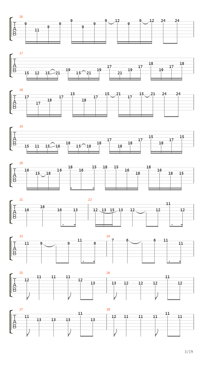 Moonllight Sonata (Third Movement)吉他谱