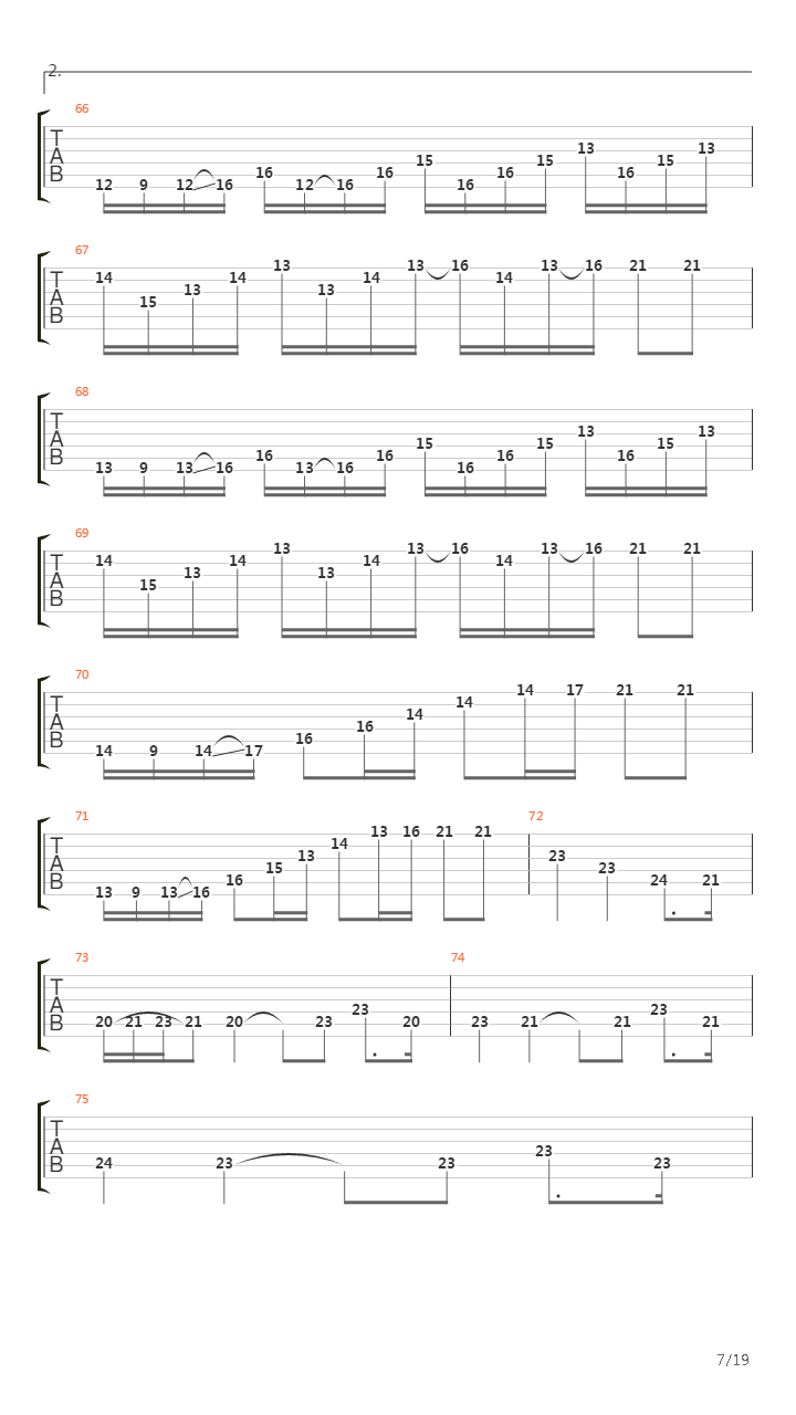 Moonllight Sonata (Third Movement)吉他谱