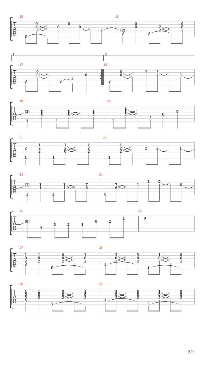 Samba De Orfeo吉他谱