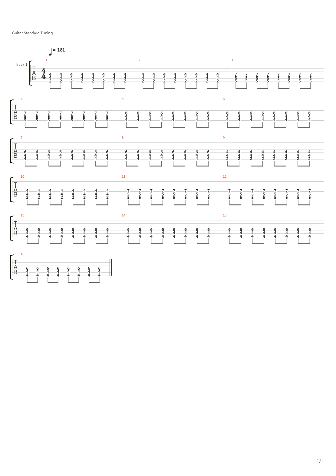 Sid Evolution Solo吉他谱