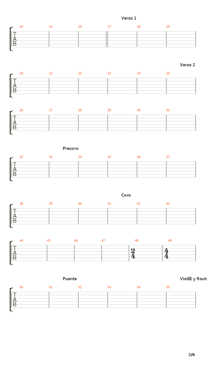 Diabulus In Musica Ver 2吉他谱