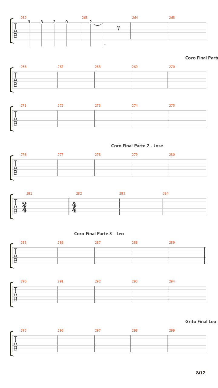 La Cantata Del Diablo Parte 1吉他谱