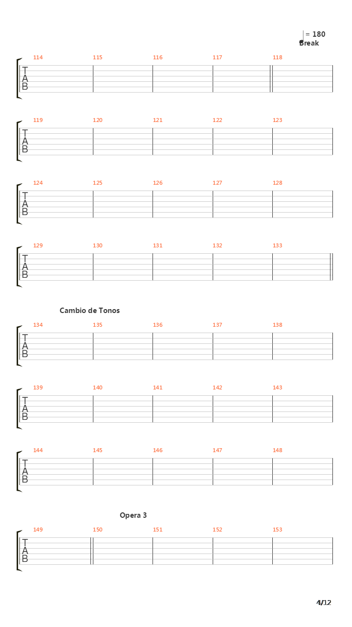 La Cantata Del Diablo Parte 2吉他谱