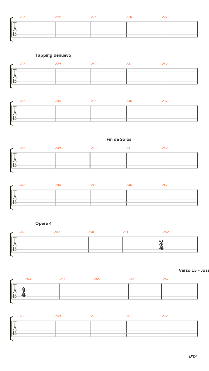 La Cantata Del Diablo Parte 2吉他谱