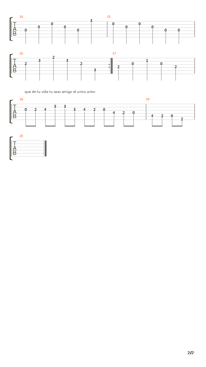 Molinos De Viento (Acustica)吉他谱