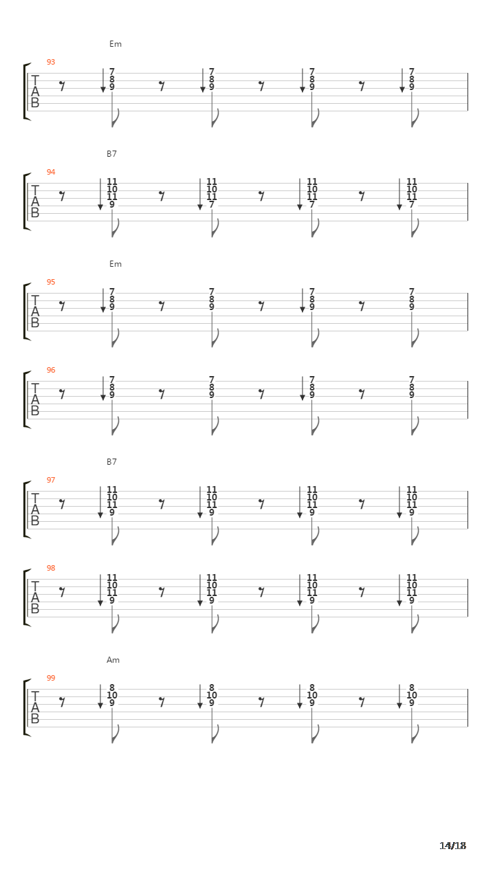 Kumbala吉他谱