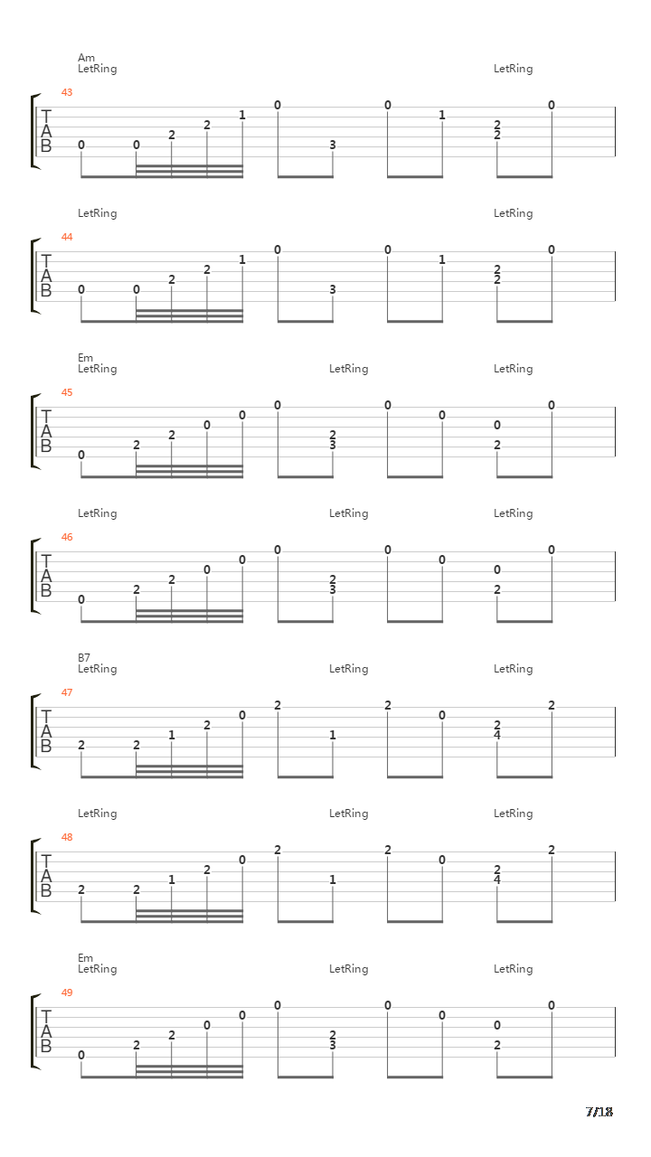 Kumbala吉他谱