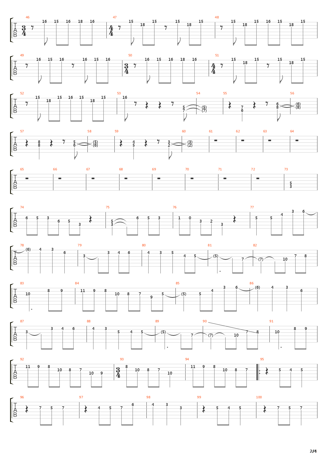 Belair吉他谱