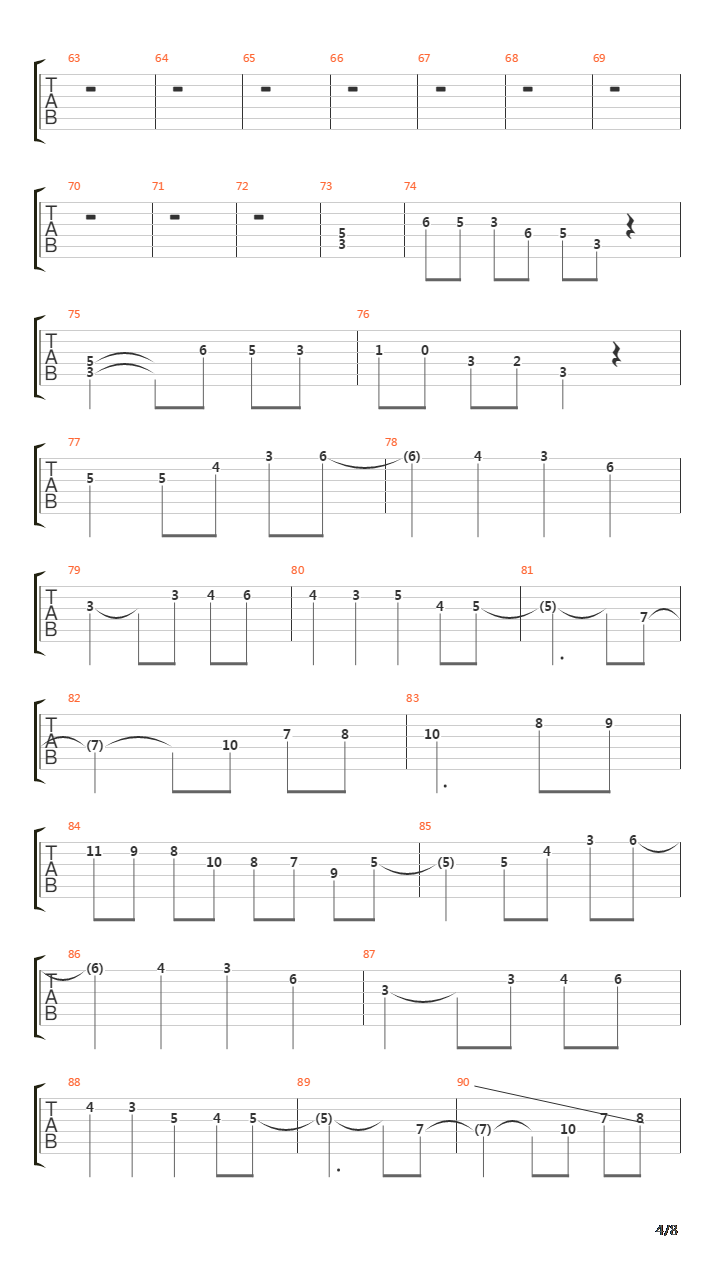 Belair吉他谱