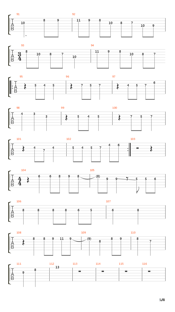 Belair吉他谱