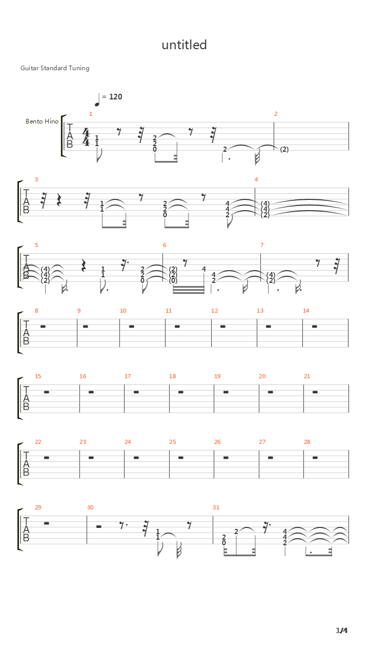 Jumento Celestino吉他谱