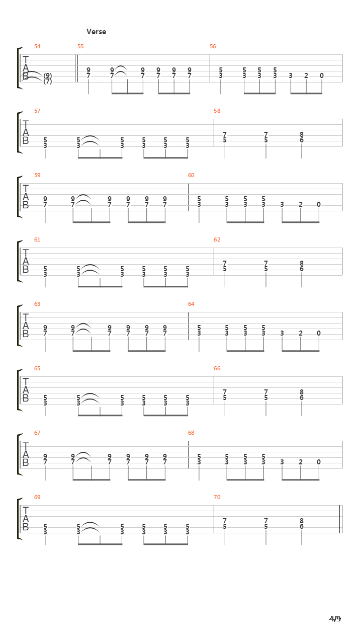 Battle Hymn吉他谱