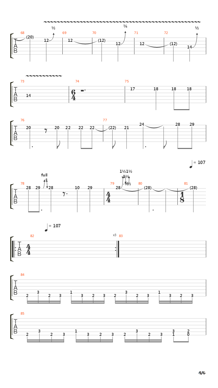 Dali吉他谱