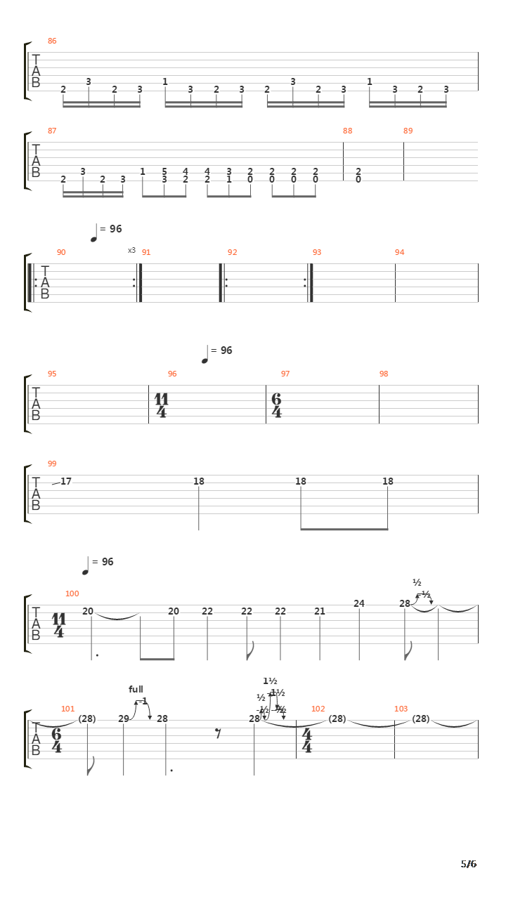 Dali吉他谱