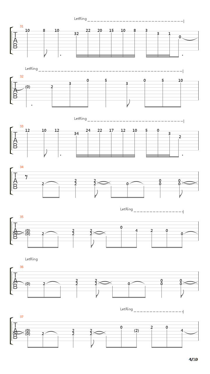 One Final Effort吉他谱