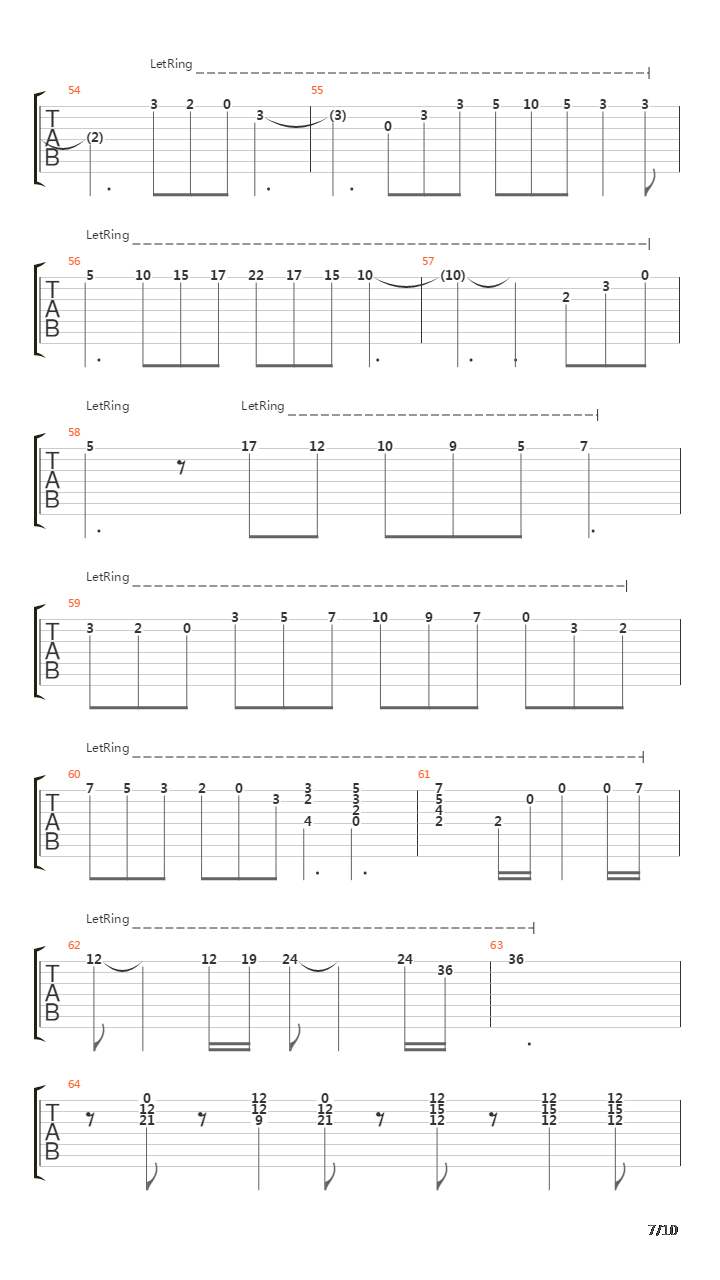 One Final Effort吉他谱