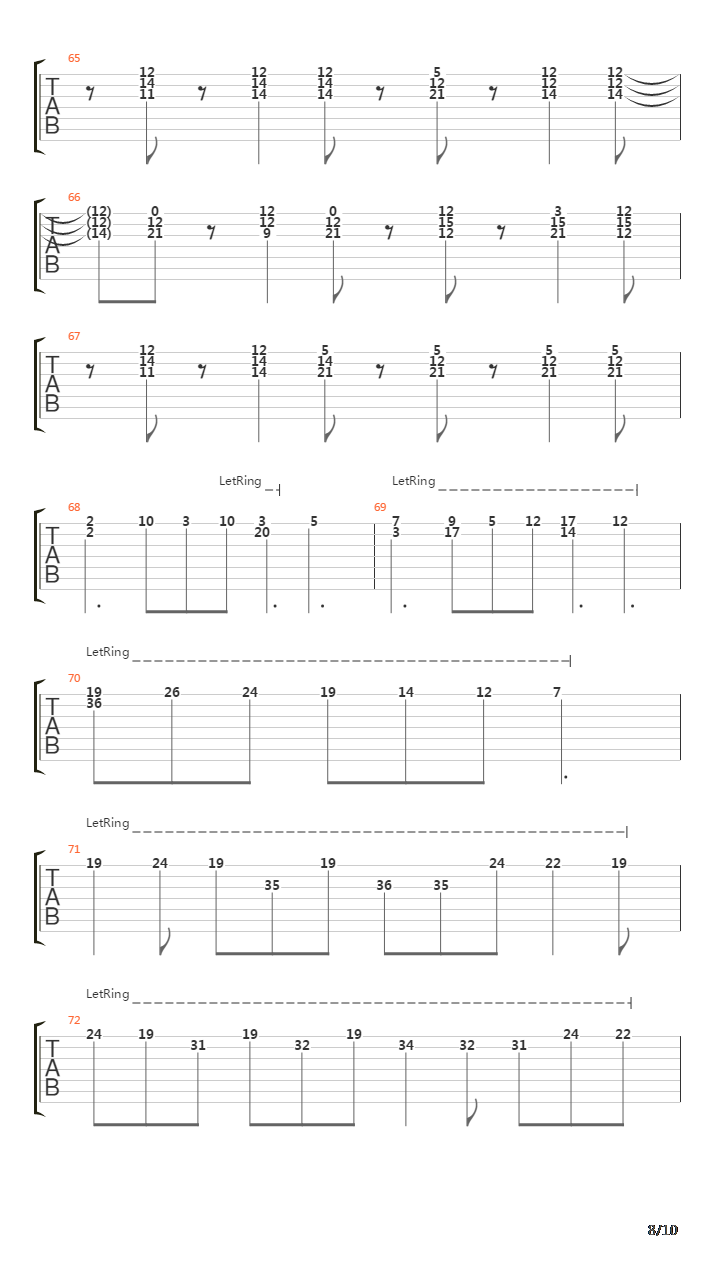 One Final Effort吉他谱