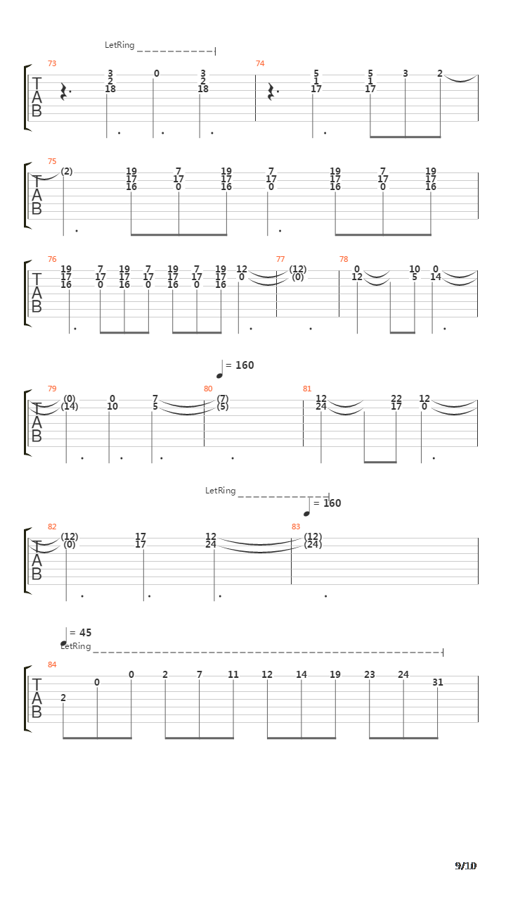 One Final Effort吉他谱