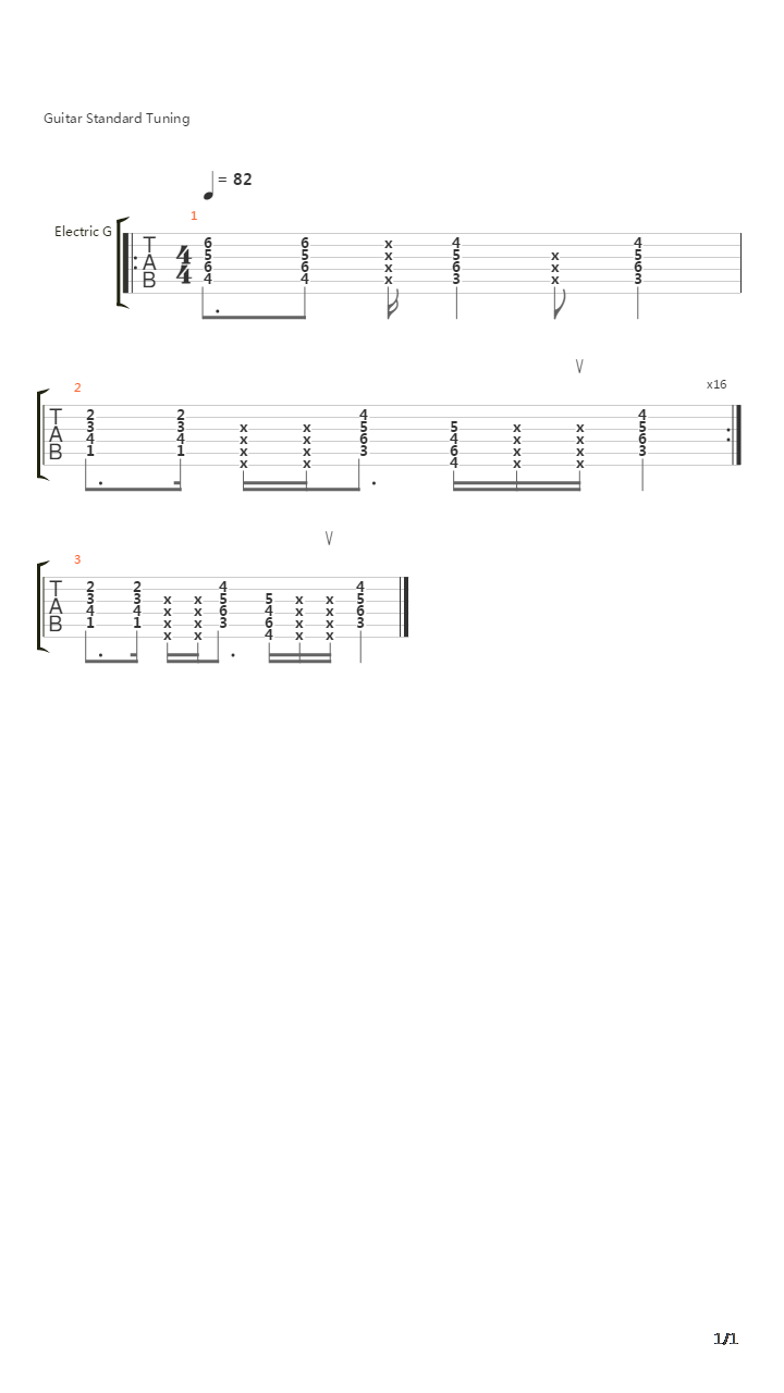 Lets Get It On (Whole Step Down)吉他谱