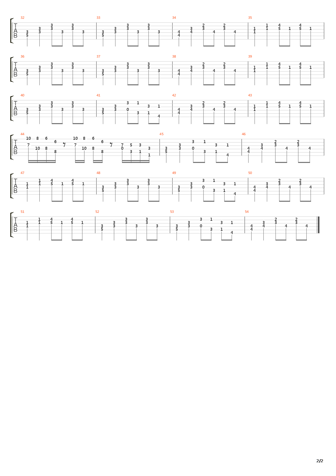 Sneg吉他谱