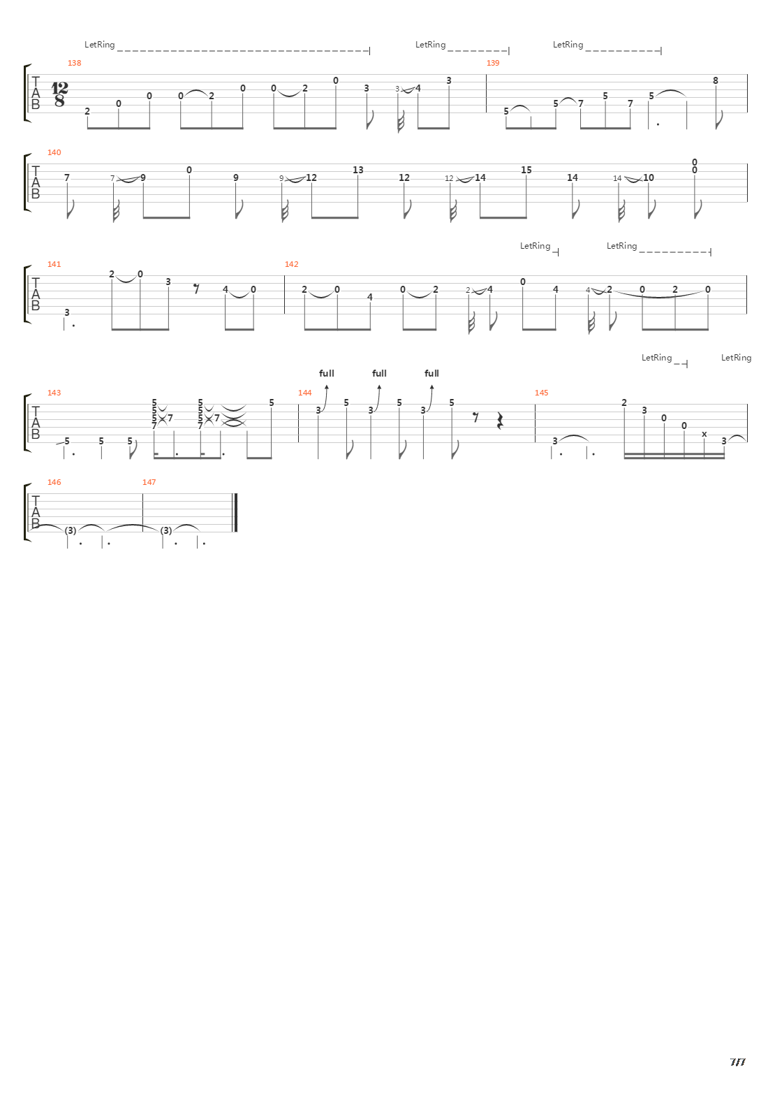 Pendulous Skin吉他谱