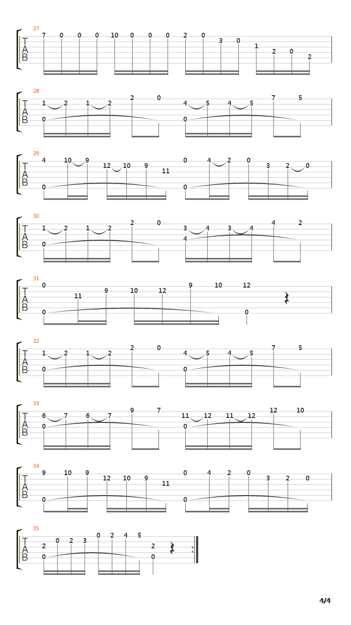 Allegretto Grazioso吉他谱