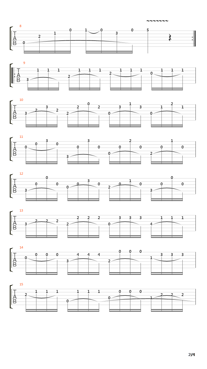 Etude N°7 Opus 60吉他谱