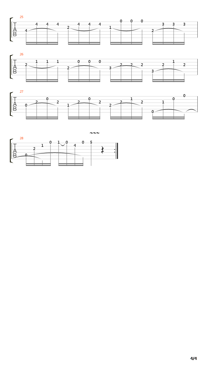 Etude N°7 Opus 60吉他谱