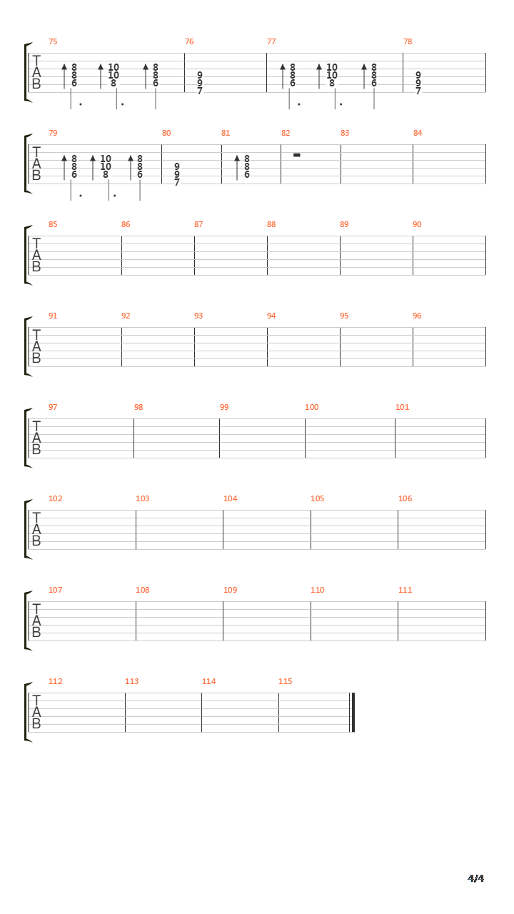 Monsoon吉他谱