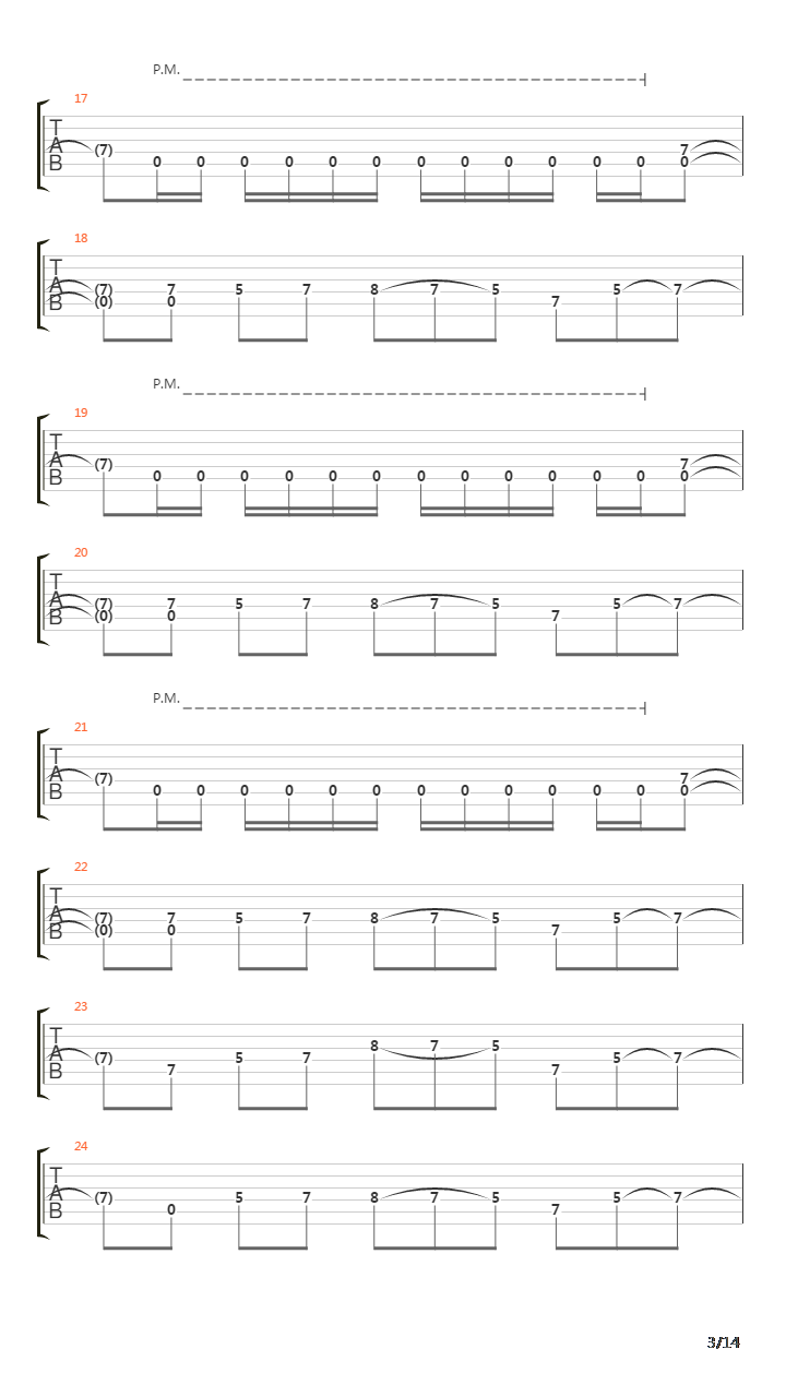 1,320'吉他谱