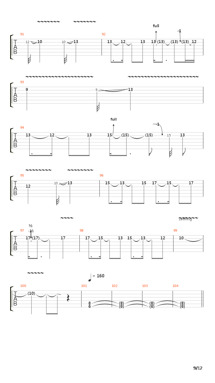 Bodies吉他谱