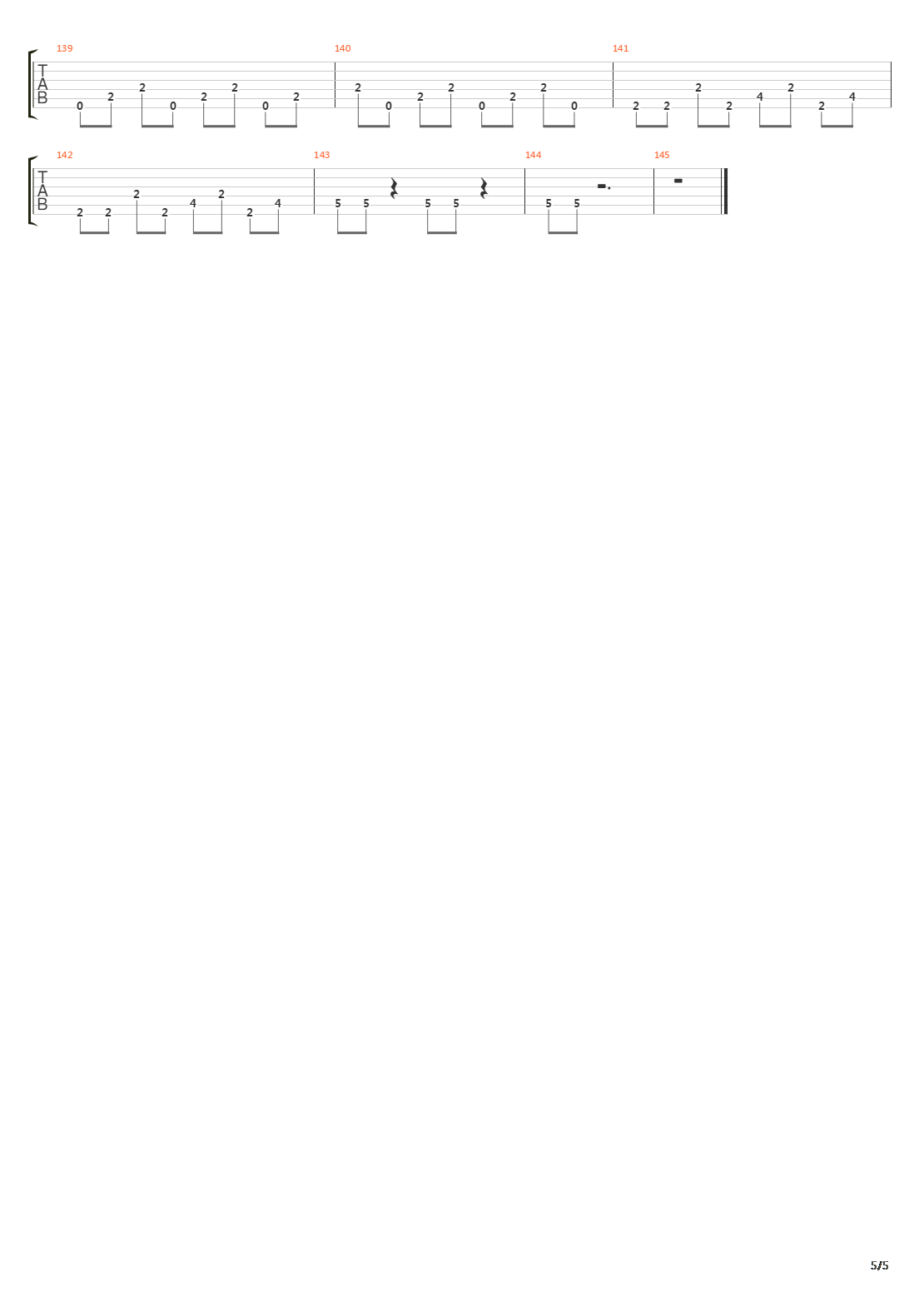 Zeta Reticoli吉他谱