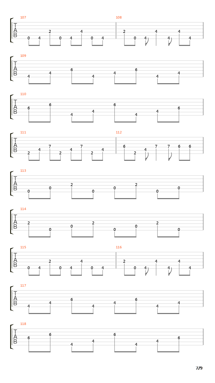 Zeta Reticoli吉他谱