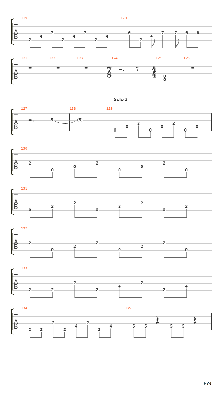 Zeta Reticoli吉他谱