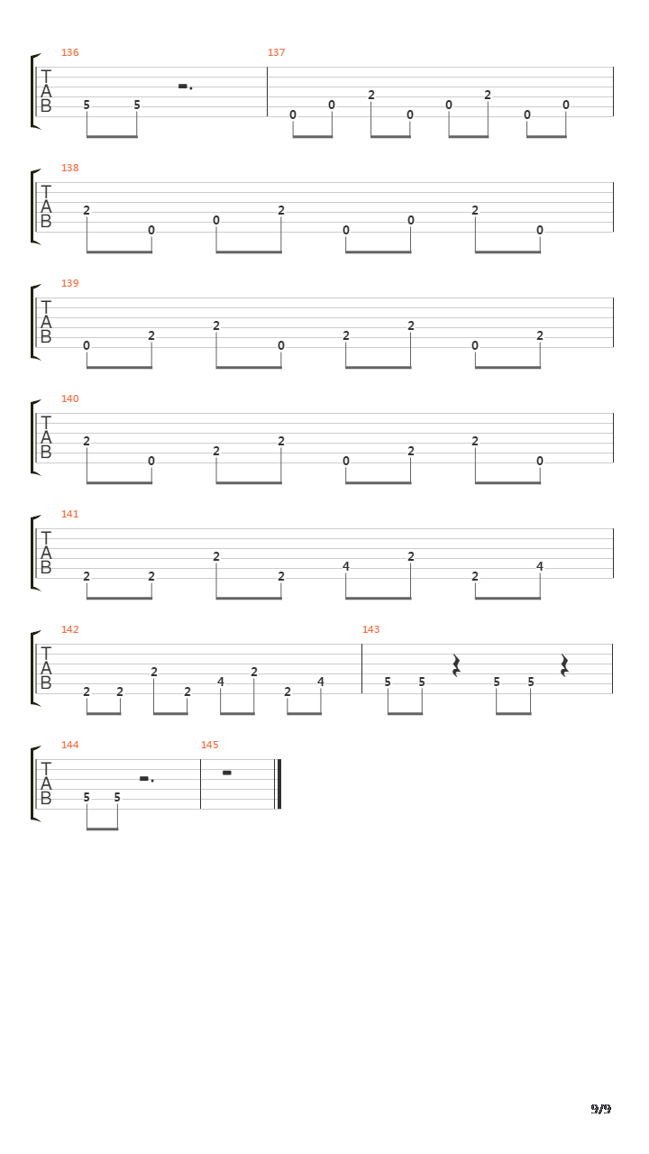 Zeta Reticoli吉他谱