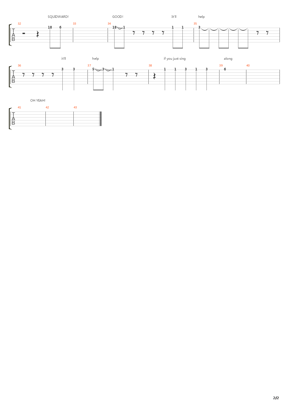 Bunda吉他谱