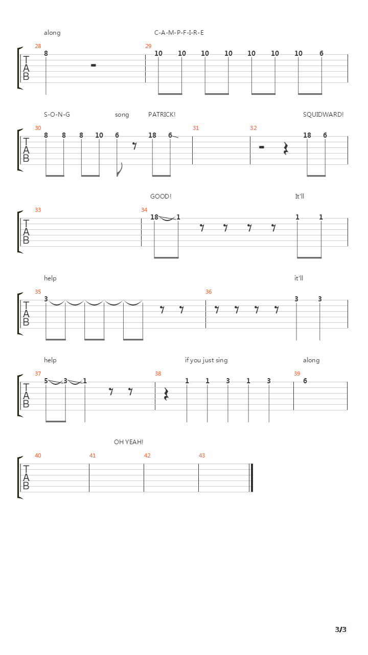 Bunda吉他谱