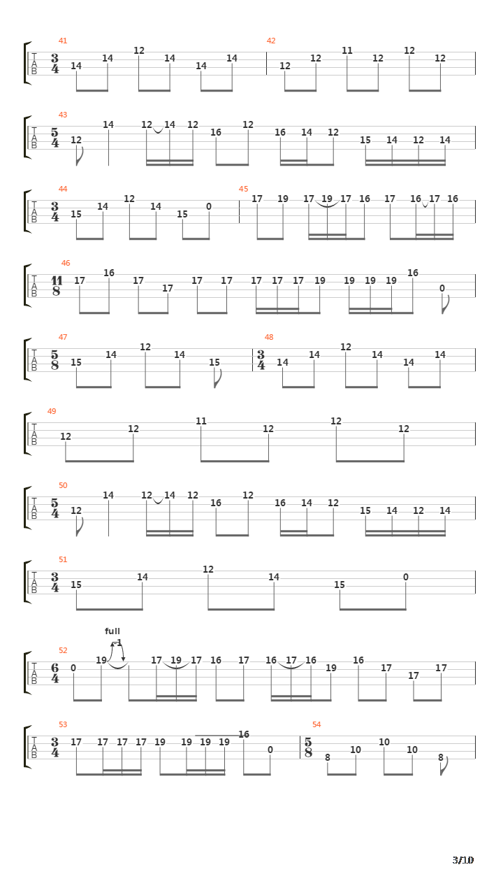 Anesthesia (Pulling Teeth)吉他谱